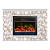 Каминокомплект Glenrich Пафос Арбат 28 (беленый дуб)+Newflame