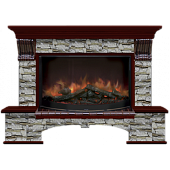 Каминокомплект Glenrich Бостон Алтай 86 (красное дерево)+Rondo S86