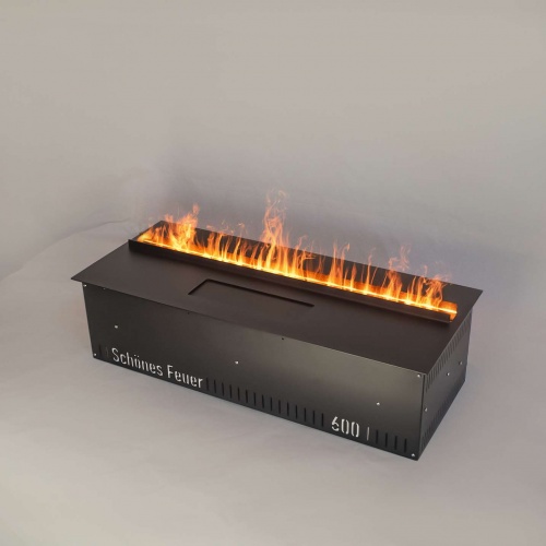Электроочаг Schönes Feuer 3D FireLine 600 Pro со стальной крышкой в Химках