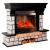 Каминокомплект InterFlame Экстер угловой (дуб)+Panoramic 25 в Химках