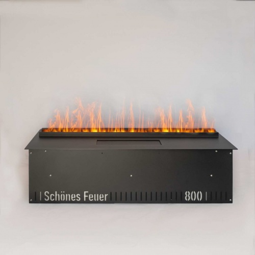 Электроочаг Schönes Feuer 3D FireLine 800 Pro со стальной крышкой в Химках