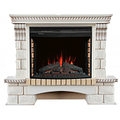 Каминокомплект Alex Bauman Tango Premium de Luxe (слоновая кость)+Vista 28 FX