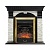 Каминокомплект Royal Flame Dublin арочный сланец белый (венге)+Majestic FX Brass