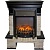 Каминокомплект Меркурий Stone-M сланец (венге)+Fobos Black