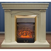 Каминокомплект Real Flame Rosa (белый дуб)+Majestic Lux BR S