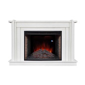 Каминокомплект Alex Bauman Lokko (слоновая кость)+Crystal 34 FX