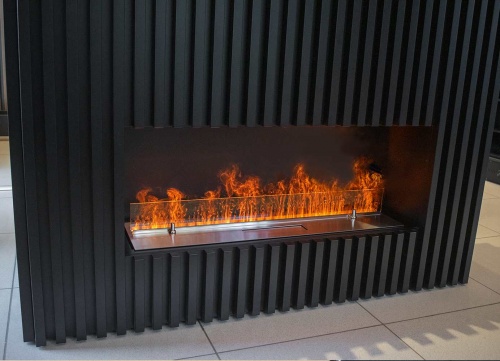 Электроочаг Schönes Feuer 3D FireLine 800 со стальной крышкой в Химках