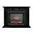 Каминокомплект Real Flame Milton (темный орех)+Leeds 33 SD