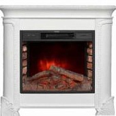 Каминокомплект Alex Bauman Rimini (белый)+Pegas 24 FX (Римини)