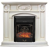 Каминокомплект Royal Flame Florence (белый дуб)+Majestic FX Black