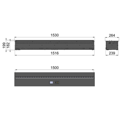 Электроочаг Schönes Feuer 3D FireLine 1500 RGB в Химках