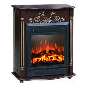 Каминокомплект Меркурий Fleur (дуб темный)+Eugene