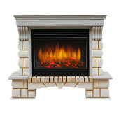 Каминокомплект Меркурий Cardinal White DELUXE+Jupiter Black