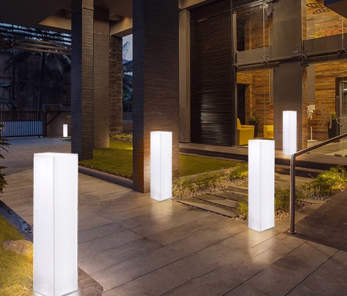 Светильник Колонна 30х60 питание от АКБ, RGB