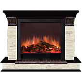 Каминокомплект Glenrich Панорама Мисхор Sharm 33 (венге)+Sharm 33 BL