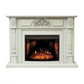 Каминокомплект IGMA Мартин (серый с патиной)+Panoramic 25