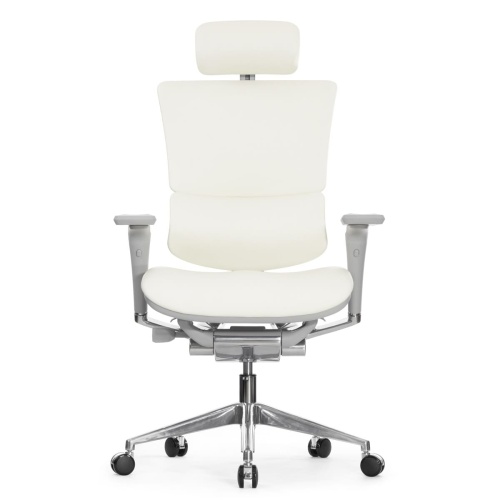 Ортопедическое кресло Falto Leather Premium Белое