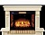 Каминокомплект InterFlame Экстер ВМ резной (бежевый)+Antares 31 LED FX Quartz
