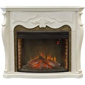 Каминокомплект Real Flame Versalles 33 (белый дуб)+Firespace 33