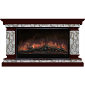 Каминокомплект Glenrich Лорд Карелия 14 (красное дерево)+Premier S14