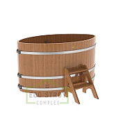 Купель овальная из дуба BentWood 1,08х1,75