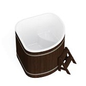 Купель угловая PolarSpa CORNER 160 Термоясень