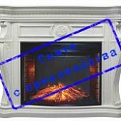 Каминокомплект Alex Bauman Aurora (выбеленный дуб)+Panoramic 34 FX