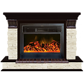 Каминокомплект Glenrich Панорама Мисхор 28 (дуб)+Newflame